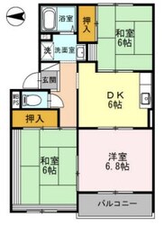 フラワーヒルまつもとの物件間取画像